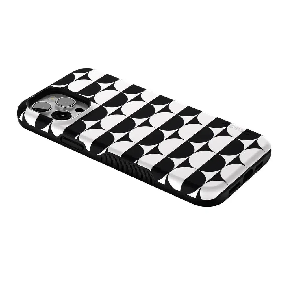 Affordable Luxury Half Moon | High Contrast Design Case  Last Few Pieces!