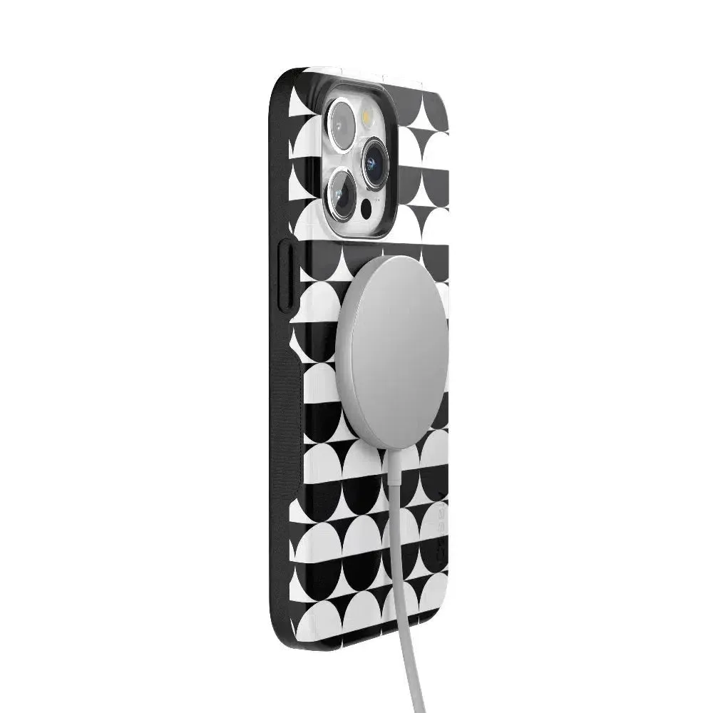Affordable Luxury Half Moon | High Contrast Design Case  Last Few Pieces!