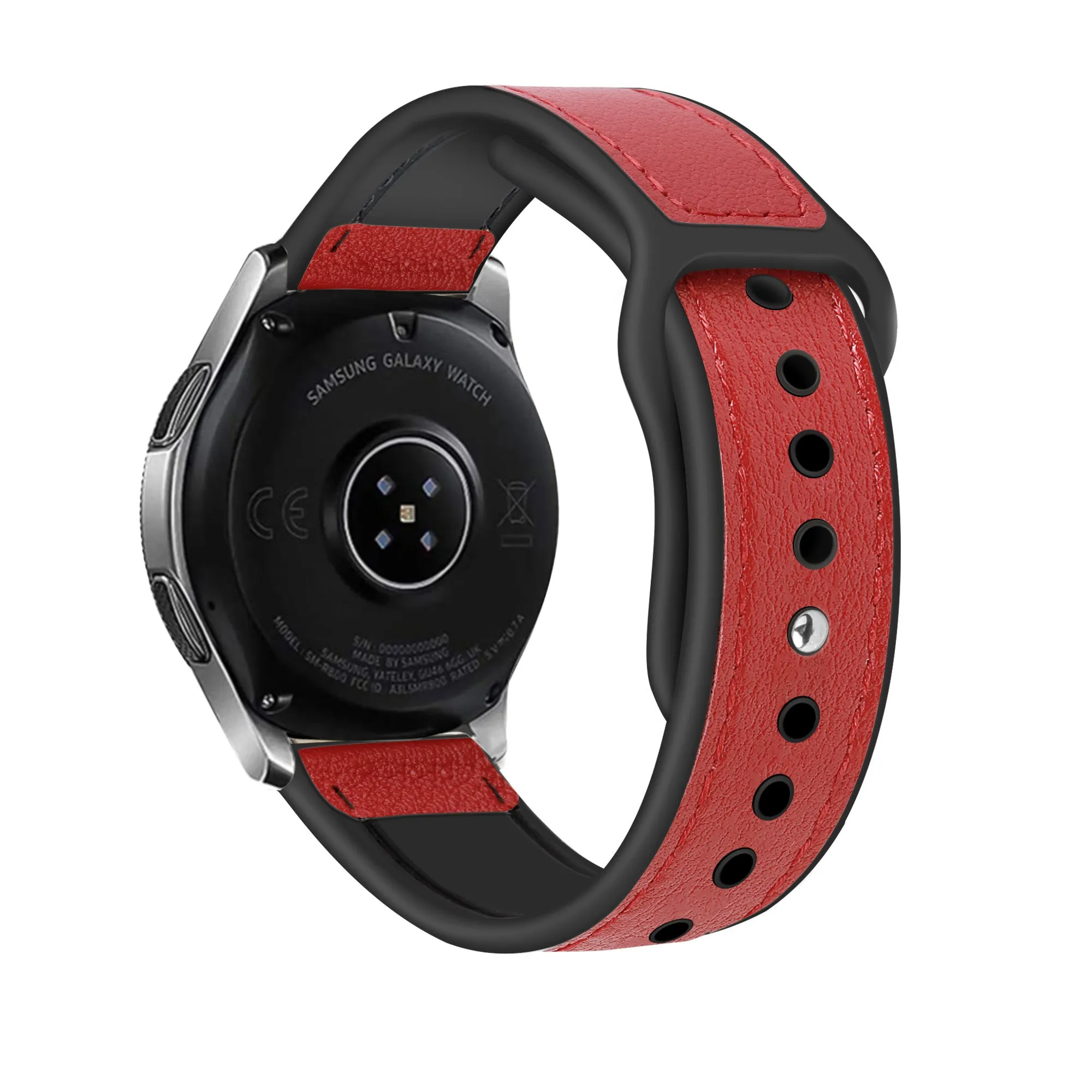 Affordable Luxury Huawei Watch 3 (Pro) Hybrid Leather Strap (Red)  Today Only!