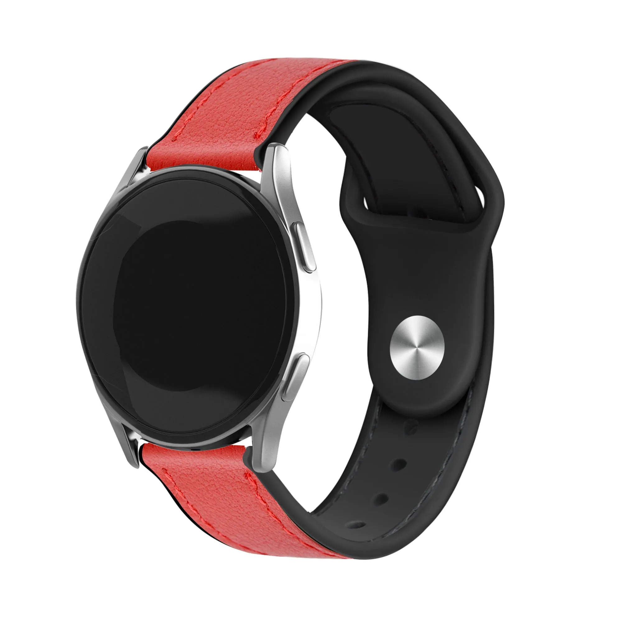 Affordable Luxury Huawei Watch 3 (Pro) Hybrid Leather Strap (Red)  Today Only!
