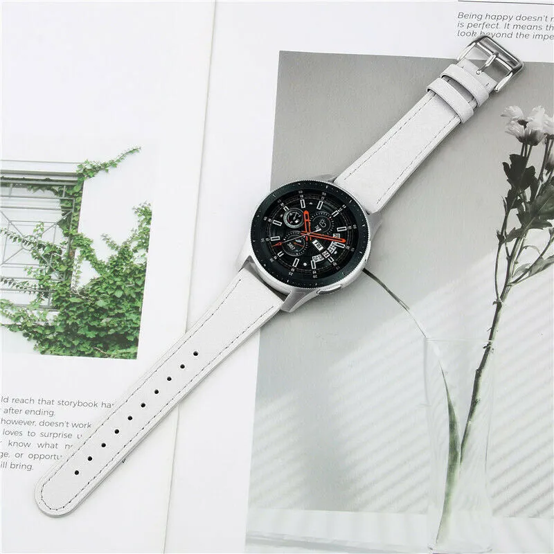 Affordable Luxury Huawei Watch 3 (Pro) Leather Strap (White)  Limited Availability!