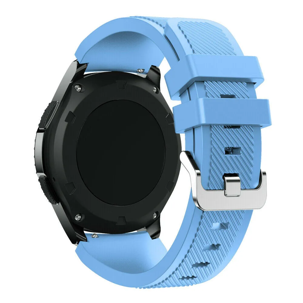 Affordable Luxury Huawei Watch 3 (Pro) Silicone Strap with Buckle (Baby Blue)  Going Fast!