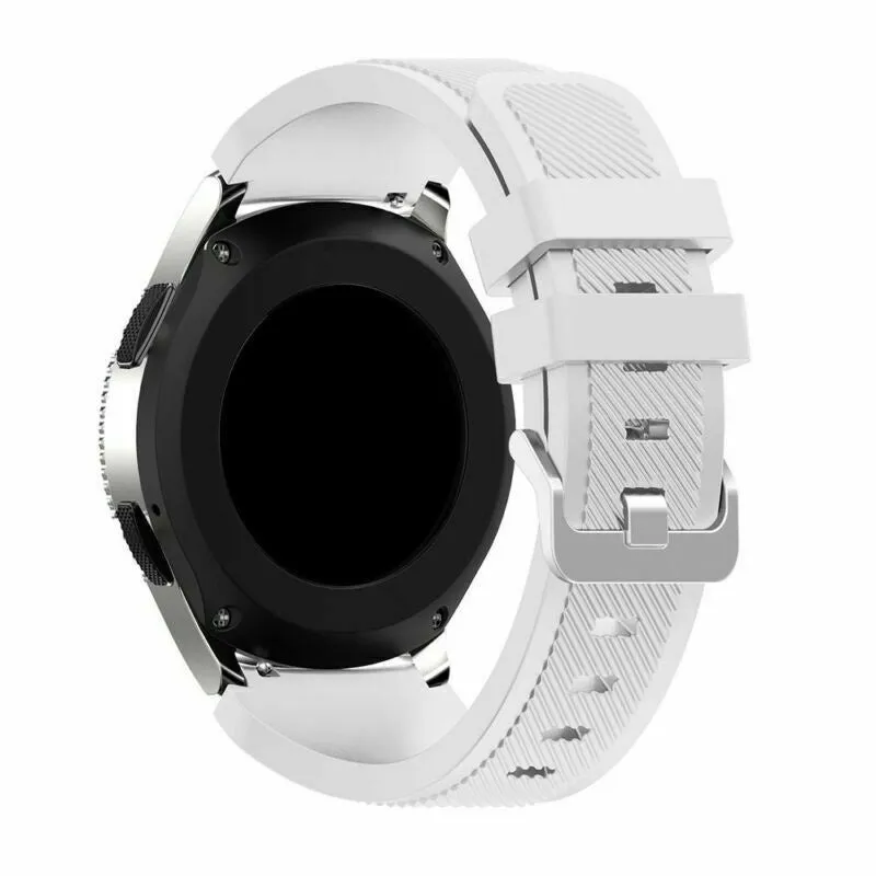 Affordable Luxury Huawei Watch 3 (Pro) Silicone Strap with Buckle (White)  Limited Stock!
