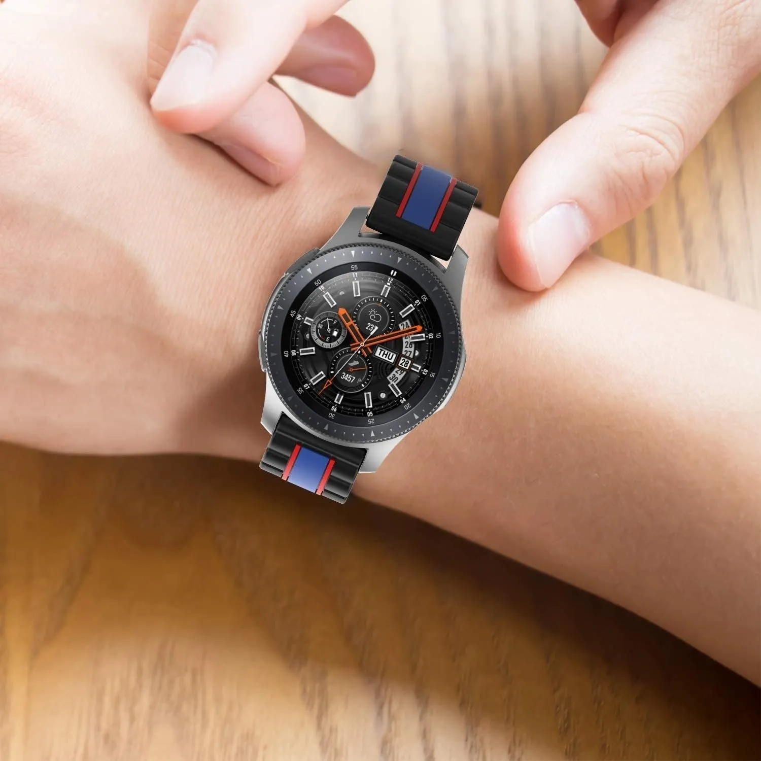 Affordable Luxury Huawei Watch 3 (Pro) Special Edition Strap (Black/Blue)  Dont Miss Out!