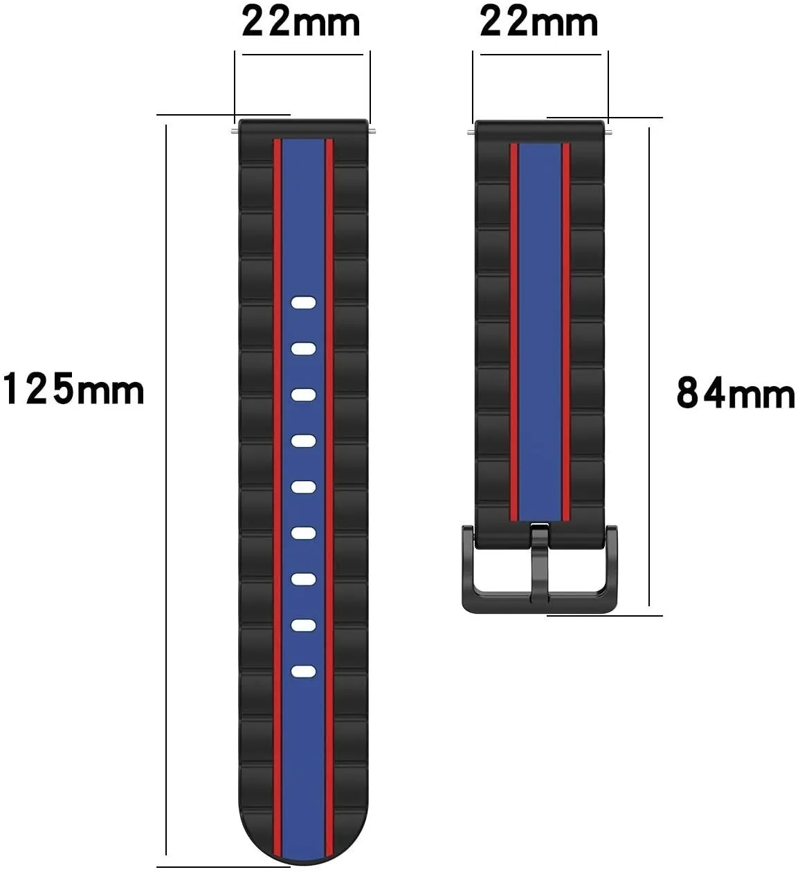 Affordable Luxury Huawei Watch 3 (Pro) Special Edition Strap (Black/Blue)  Dont Miss Out!