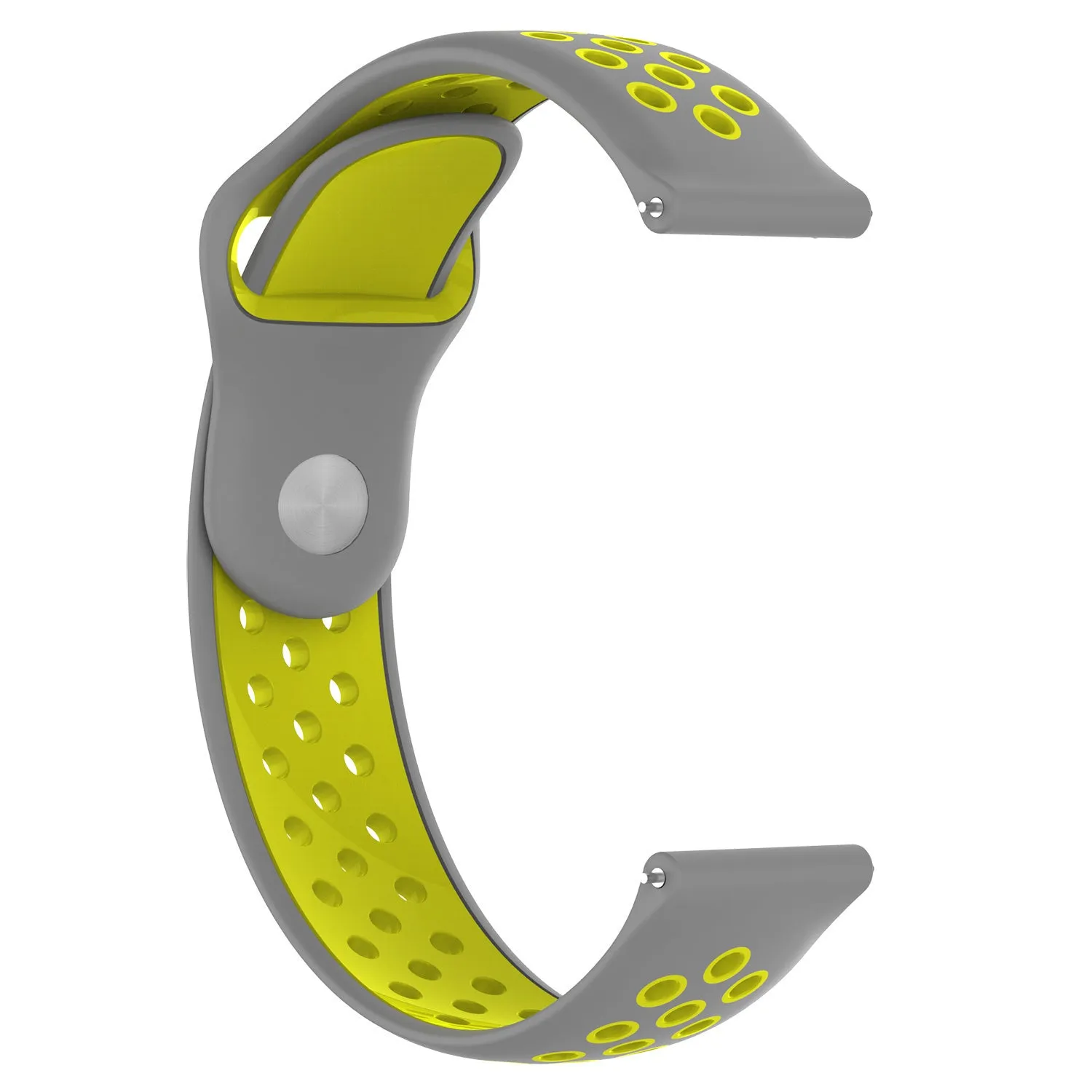 Affordable Luxury Huawei Watch 3 (Pro) Sport Strap (Grey/Yellow)  Today Only!