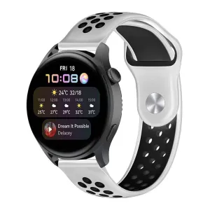 Affordable Luxury Huawei Watch 3 (Pro) Sport Strap (White/Black)  Dont Miss Out!