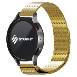 Affordable Luxury Huawei Watch 3 (Pro) Steel Mesh Strap Deluxe (Gold)  Dont Miss Out!
