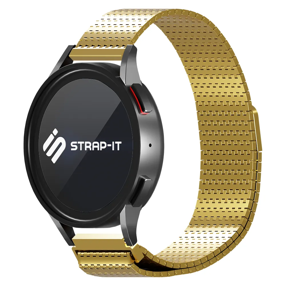 Affordable Luxury Huawei Watch 3 (Pro) Steel Mesh Strap Deluxe (Gold)  Dont Miss Out!