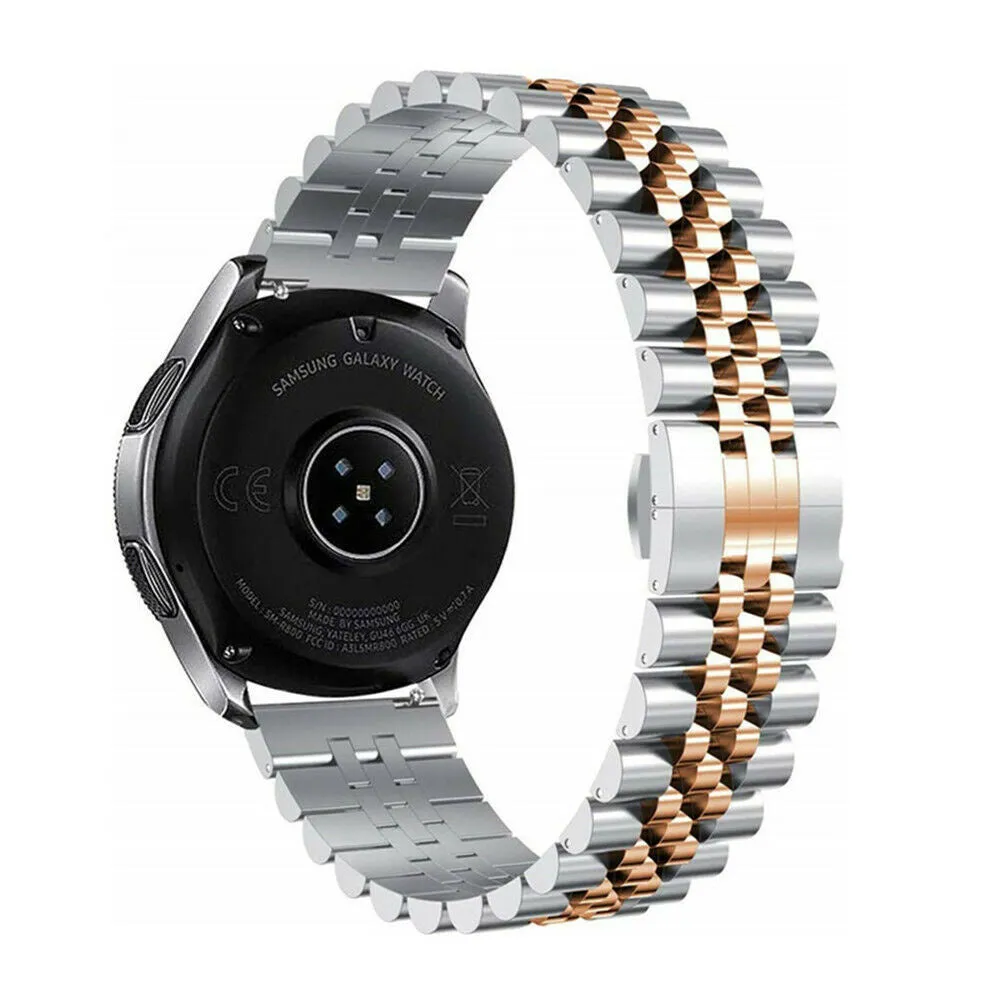 Affordable Luxury Huawei Watch 3 (Pro) Steel Strap Jubilee (Silver/Rose Gold)  Going Fast!