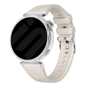 Affordable Luxury Huawei Watch 5 - 42mm Premium Silicone Strap (Starlight)  Almost Sold Out!