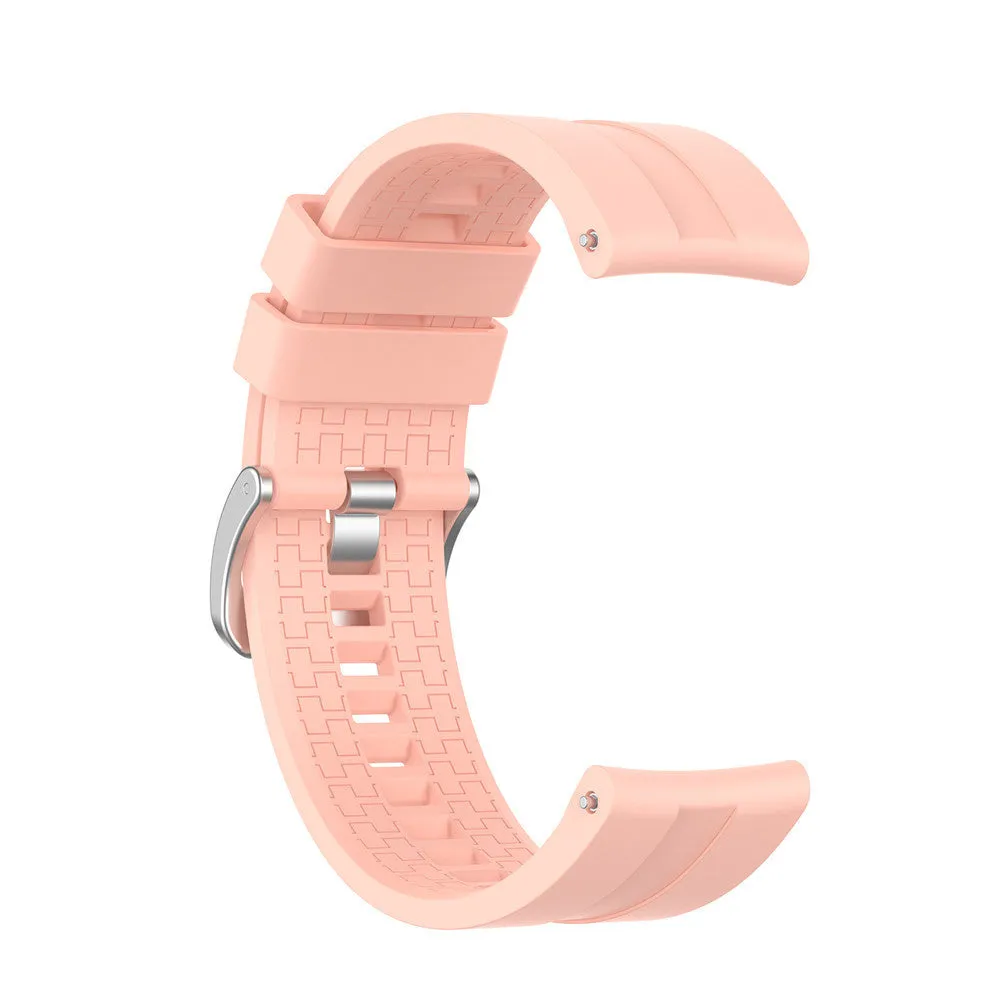 Affordable Luxury Huawei Watch 5 - 46mm Extreme Silicone Strap (Pink)  Today Only!