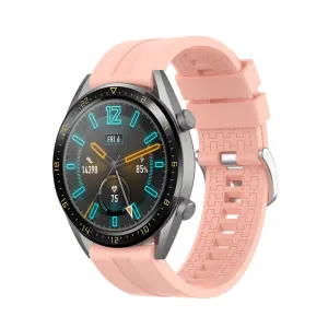 Affordable Luxury Huawei Watch 5 - 46mm Extreme Silicone Strap (Pink)  Today Only!