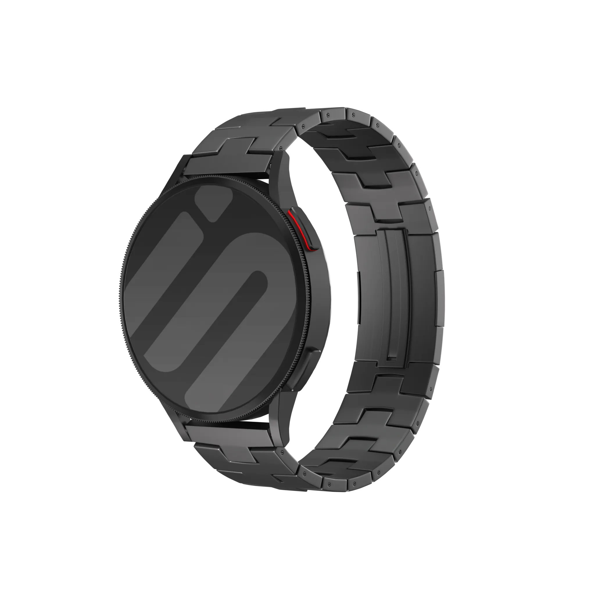 Affordable Luxury Huawei Watch 5 - 46mm Titanium Grain Strap (Flat Buckle) (Graphite)  Today Only!