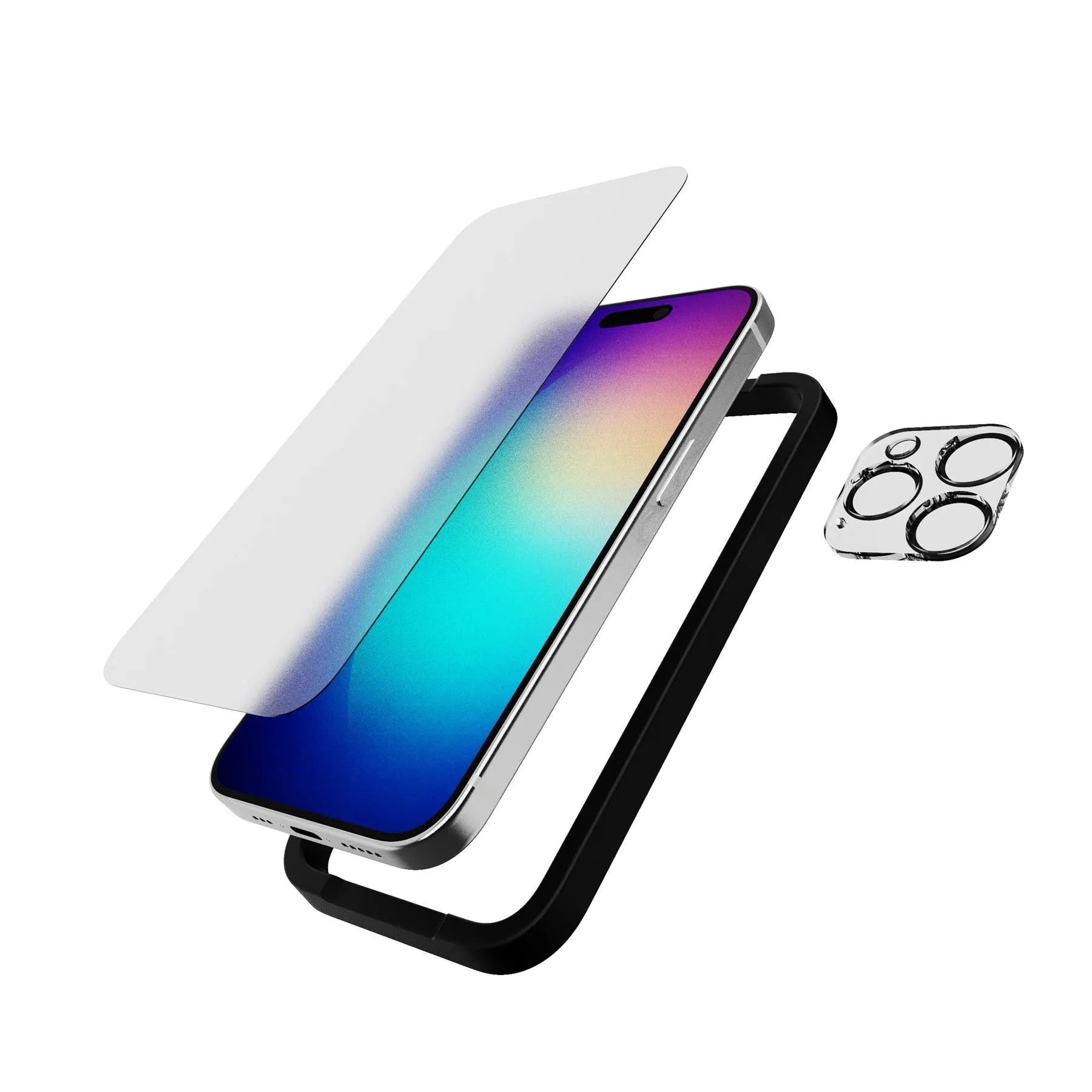 Affordable Luxury Impact Glass - Apple iPhone 15 Pro Anti Glare Screen with Camera Protector  Going Fast!