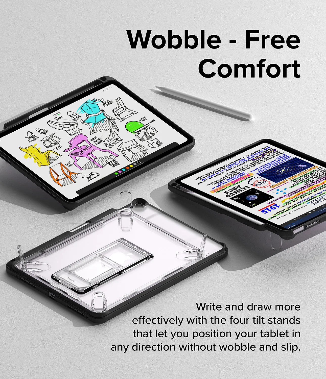 Affordable Luxury iPad Air 11" (M2/M3) / Air 5 / Air 4 Case | Fusion Sketch Stand  Today Only!