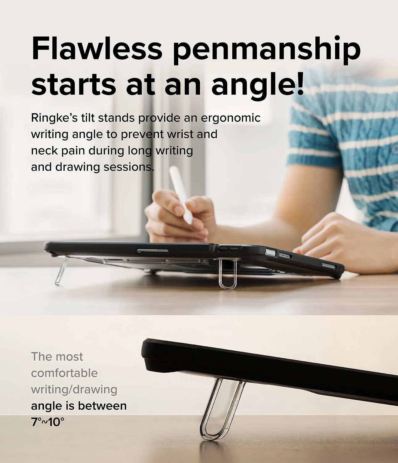 Affordable Luxury iPad Air 11" (M2/M3) / Air 5 / Air 4 Case | Fusion Sketch Stand  Today Only!