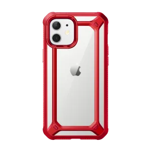 Affordable Luxury iPhone 12 mini 5.4 inch Unicorn Beetle Exo Clear Case-Red  Limited Availability!