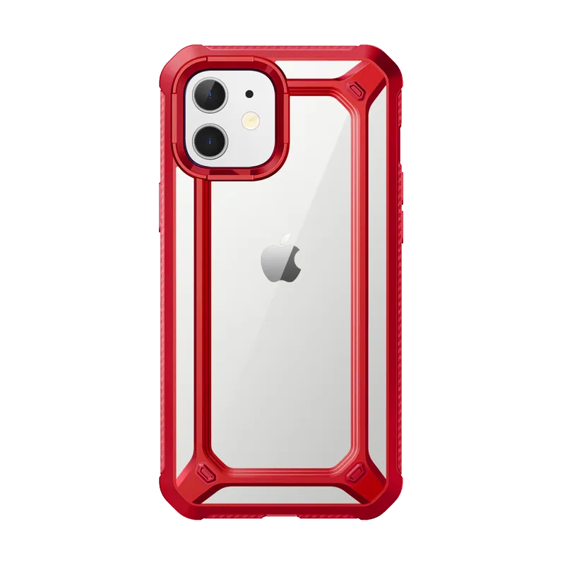 Affordable Luxury iPhone 12 mini 5.4 inch Unicorn Beetle Exo Clear Case-Red  Limited Availability!