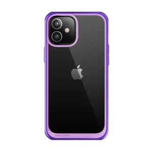 Affordable Luxury iPhone 12 Pro 6.1 inch Unicorn Beetle Style Slim Clear Case-Purple  Last Chance!