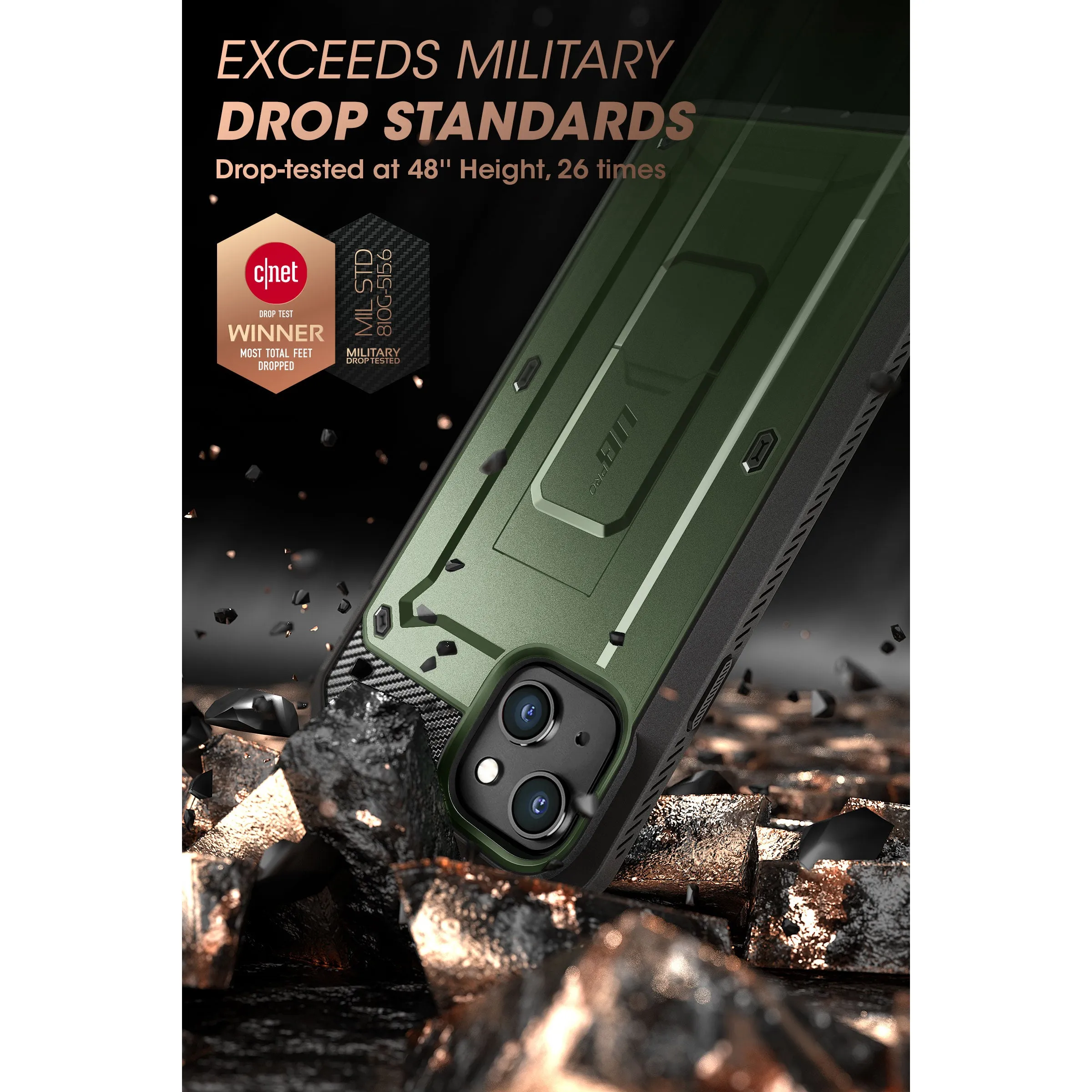 Affordable Luxury iPhone 14 6.1 inch Unicorn Beetle PRO Rugged Case-Dark Green  Dont Miss Out!
