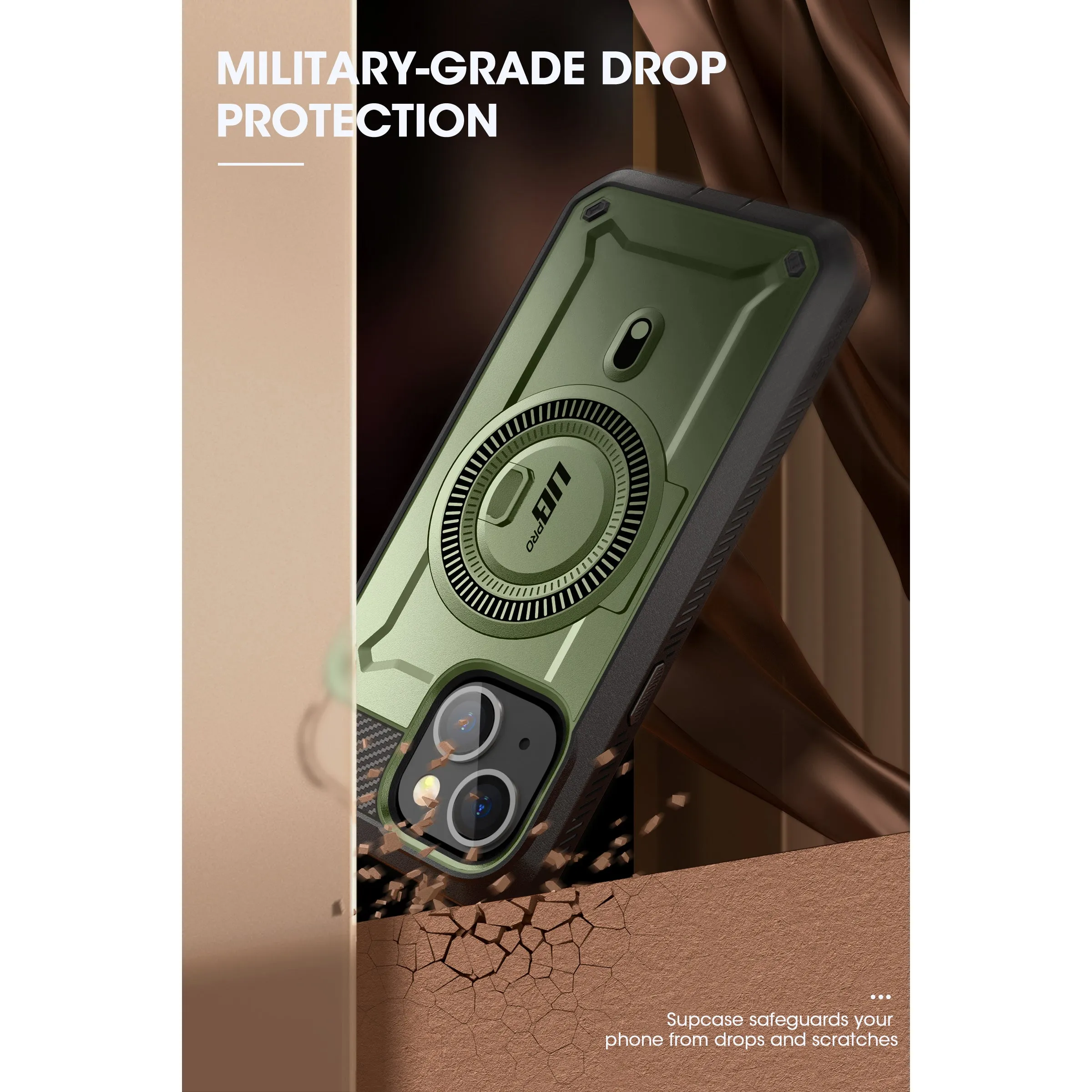 Affordable Luxury iPhone 15 6.1 inch Unicorn Beetle PRO MAG Rugged Case-Dark Green  Dont Miss Out!