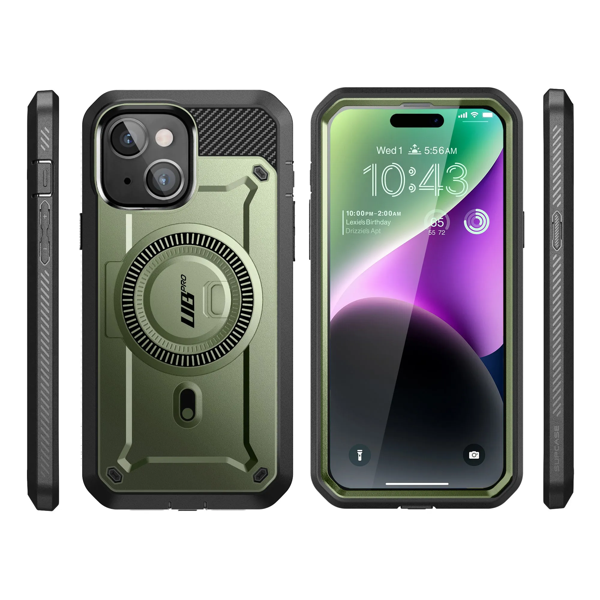 Affordable Luxury iPhone 15 6.1 inch Unicorn Beetle PRO MAG Rugged Case-Dark Green  Dont Miss Out!