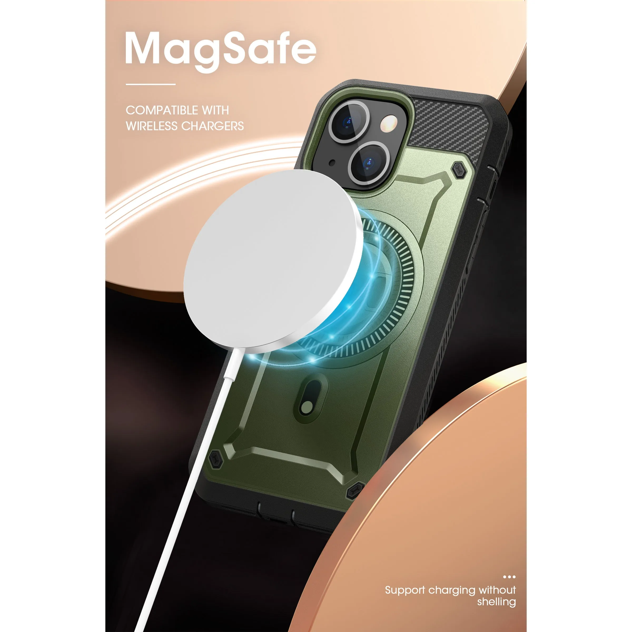 Affordable Luxury iPhone 15 6.1 inch Unicorn Beetle PRO MAG Rugged Case-Dark Green  Dont Miss Out!