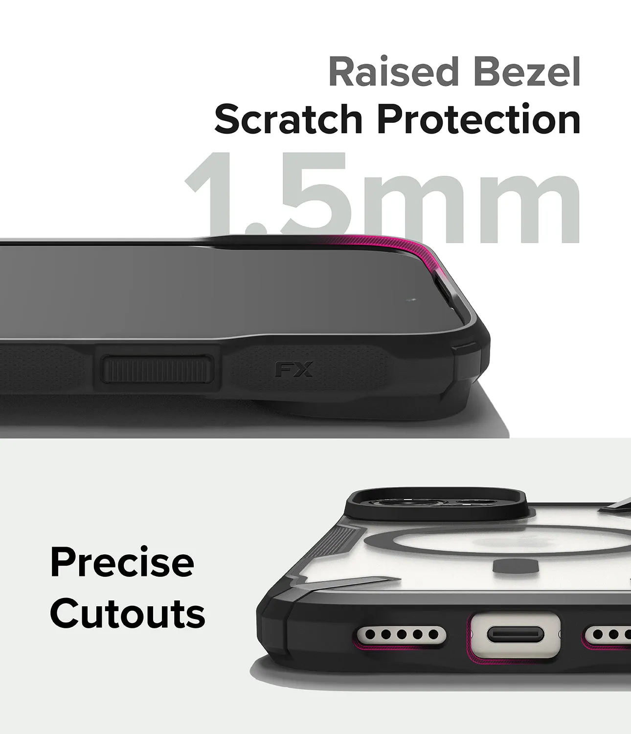 Affordable Luxury iPhone 15 Case | Fusion-X Magnetic Matte Black  Limited Stock!