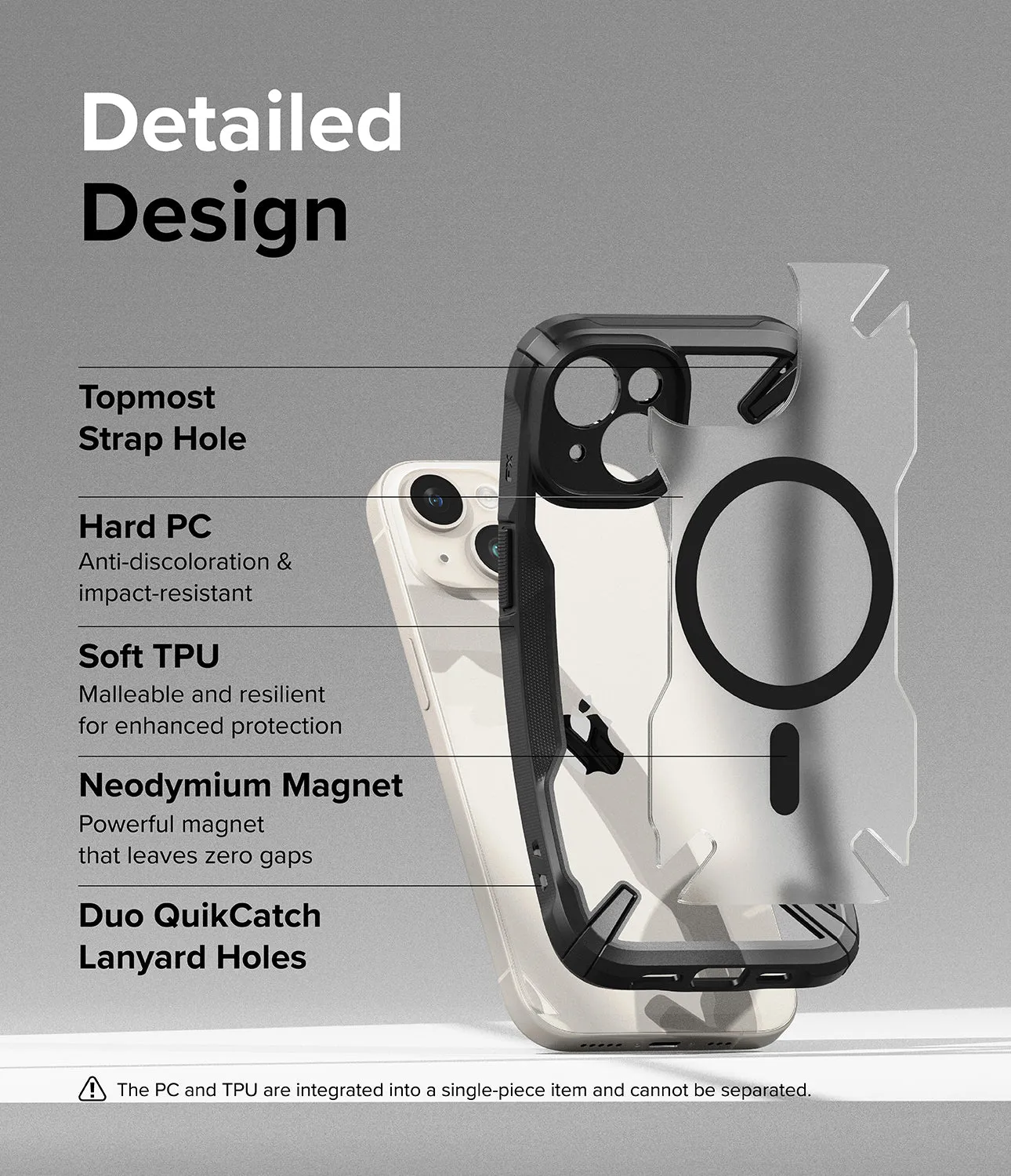 Affordable Luxury iPhone 15 Case | Fusion-X Magnetic Matte Black  Limited Stock!