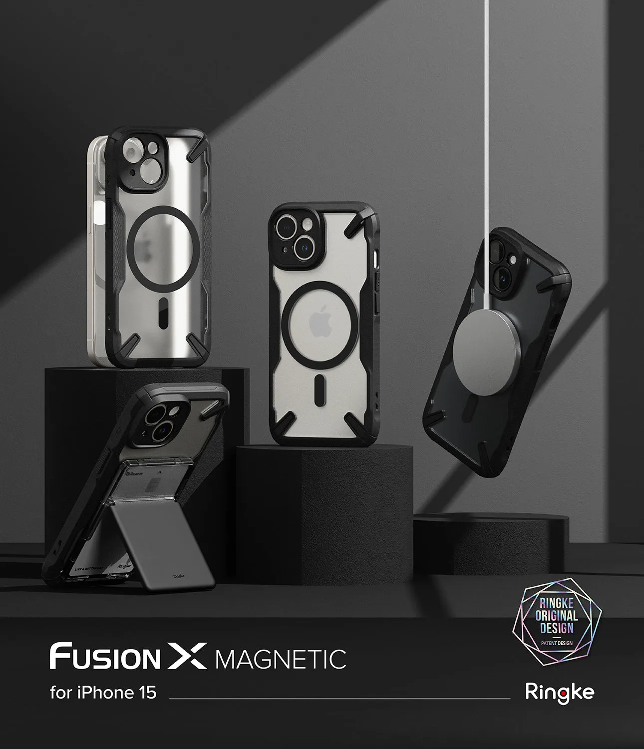 Affordable Luxury iPhone 15 Case | Fusion-X Magnetic Matte Black  Limited Stock!