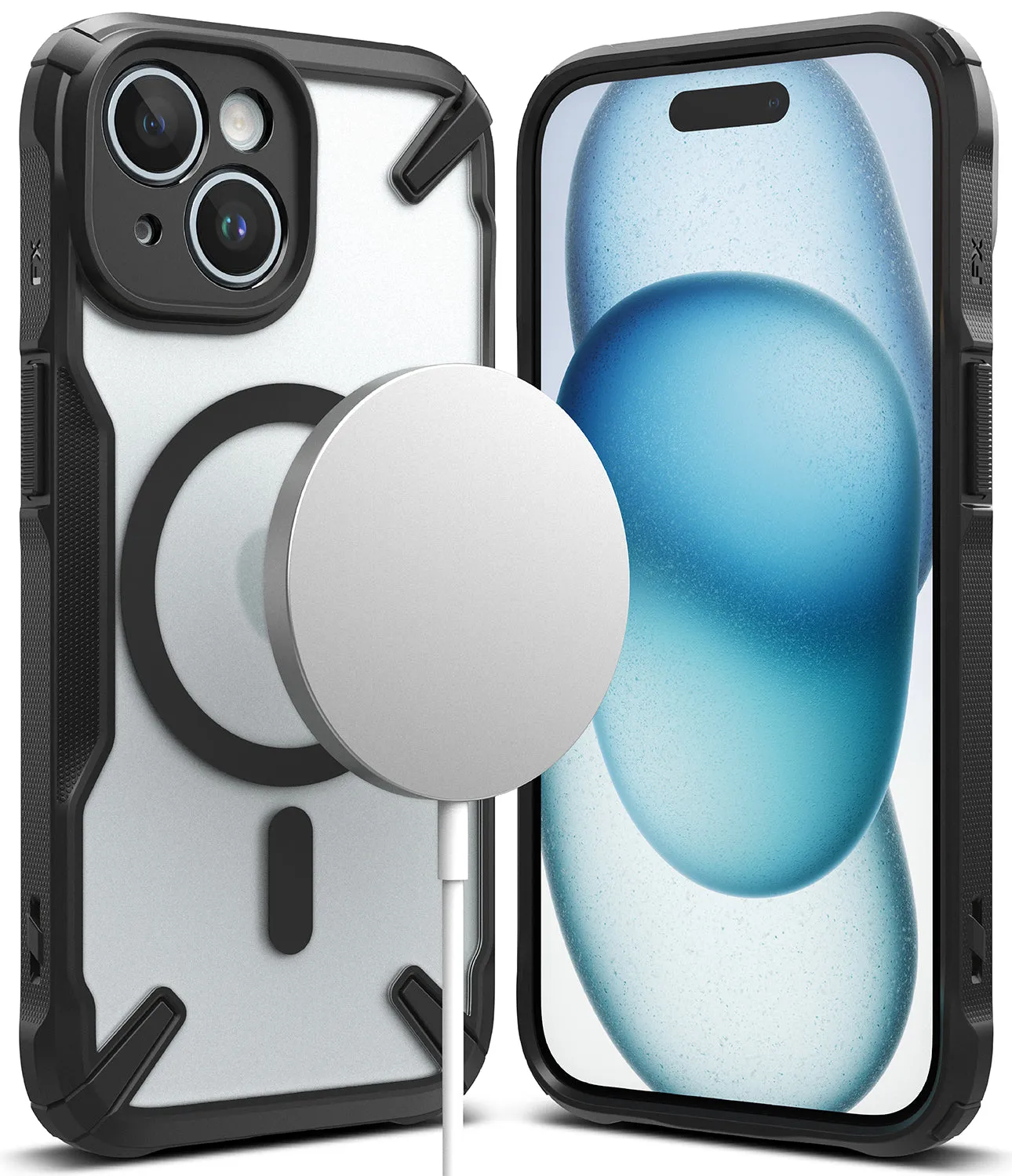 Affordable Luxury iPhone 15 Case | Fusion-X Magnetic Matte Black  Limited Stock!