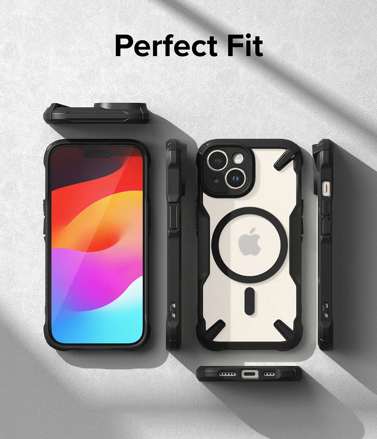 Affordable Luxury iPhone 15 Case | Fusion-X Magnetic Matte Black  Limited Stock!