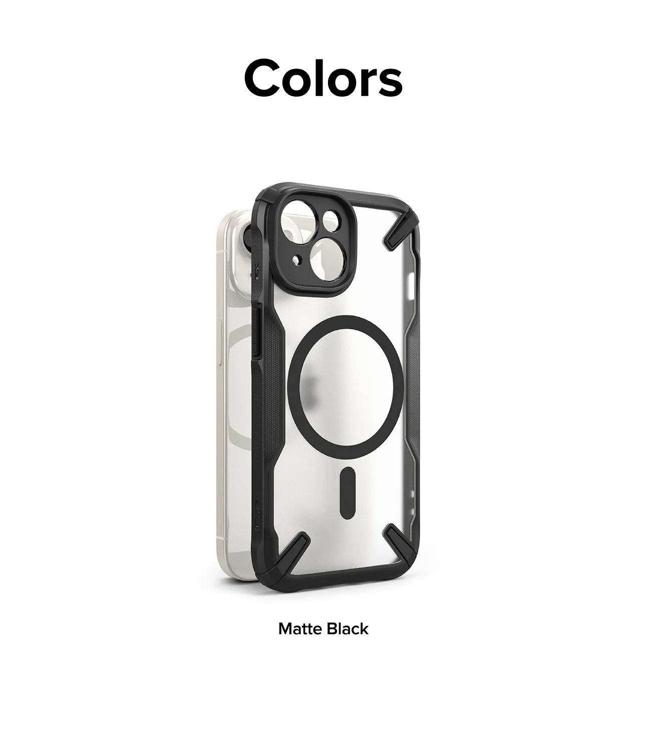 Affordable Luxury iPhone 15 Case | Fusion-X Magnetic Matte Black  Limited Stock!