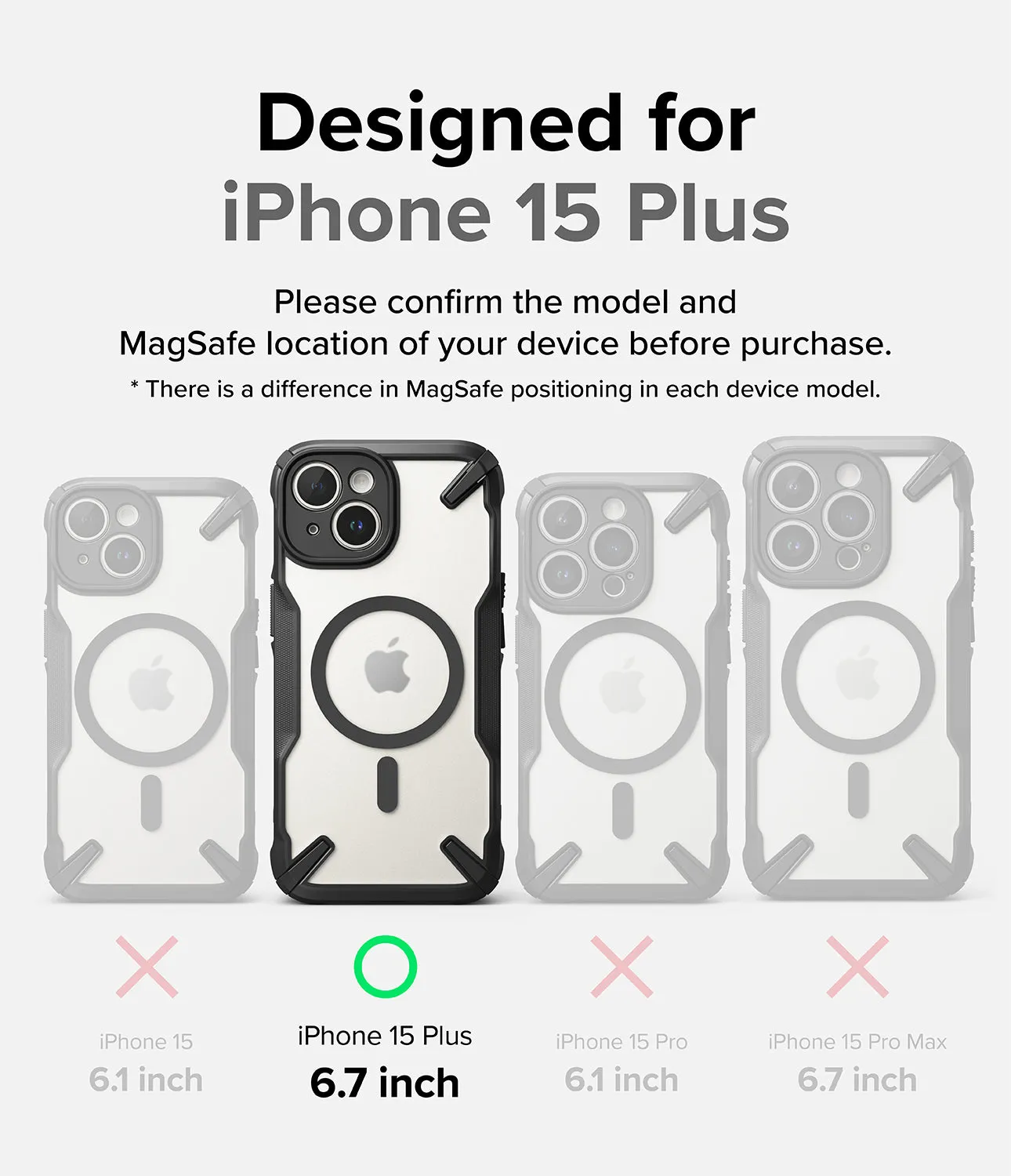 Affordable Luxury iPhone 15 Plus Case | Fusion-X Magnetic Matte Black  Limited Availability!
