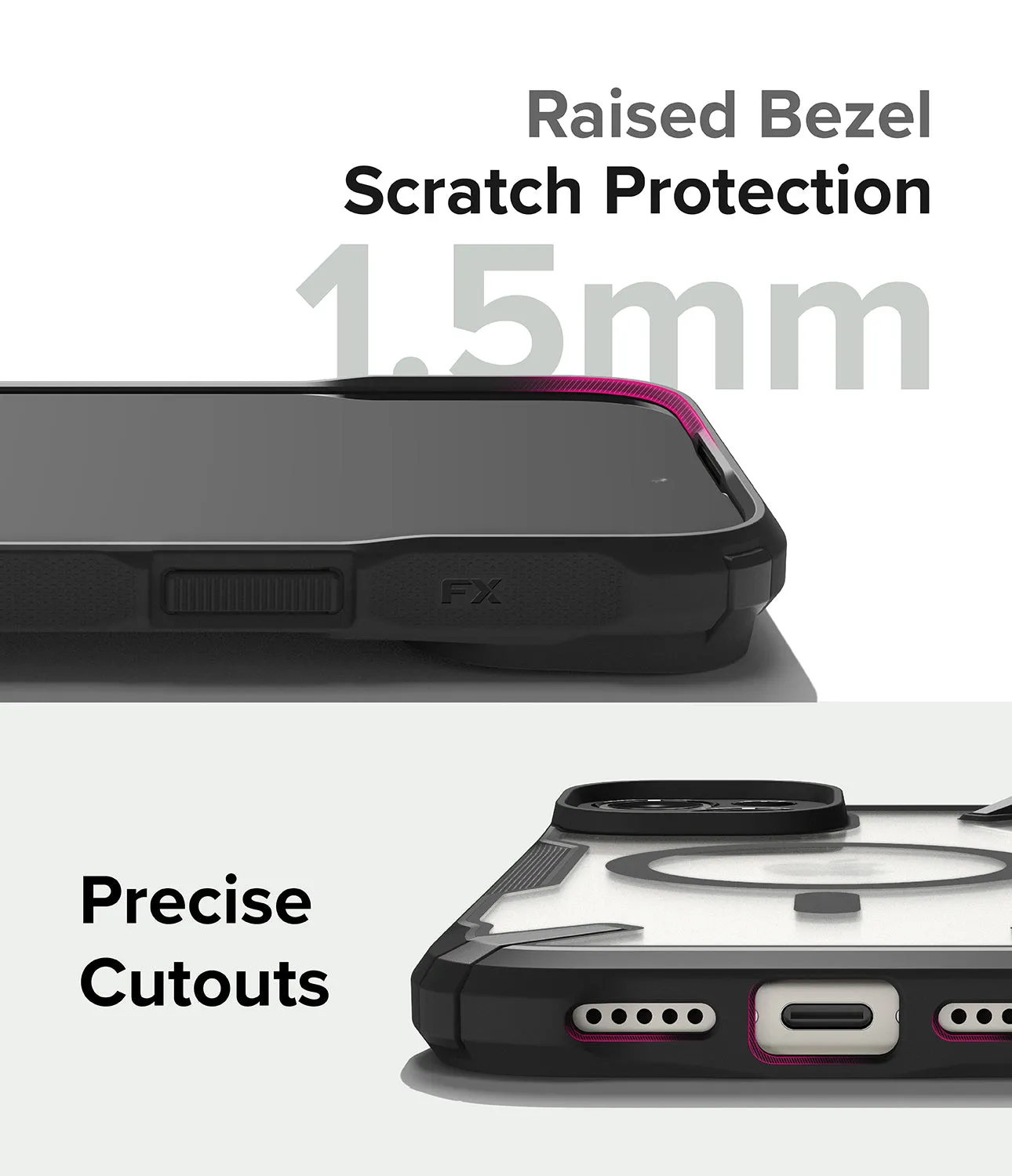 Affordable Luxury iPhone 15 Plus Case | Fusion-X Magnetic Matte Black  Limited Availability!