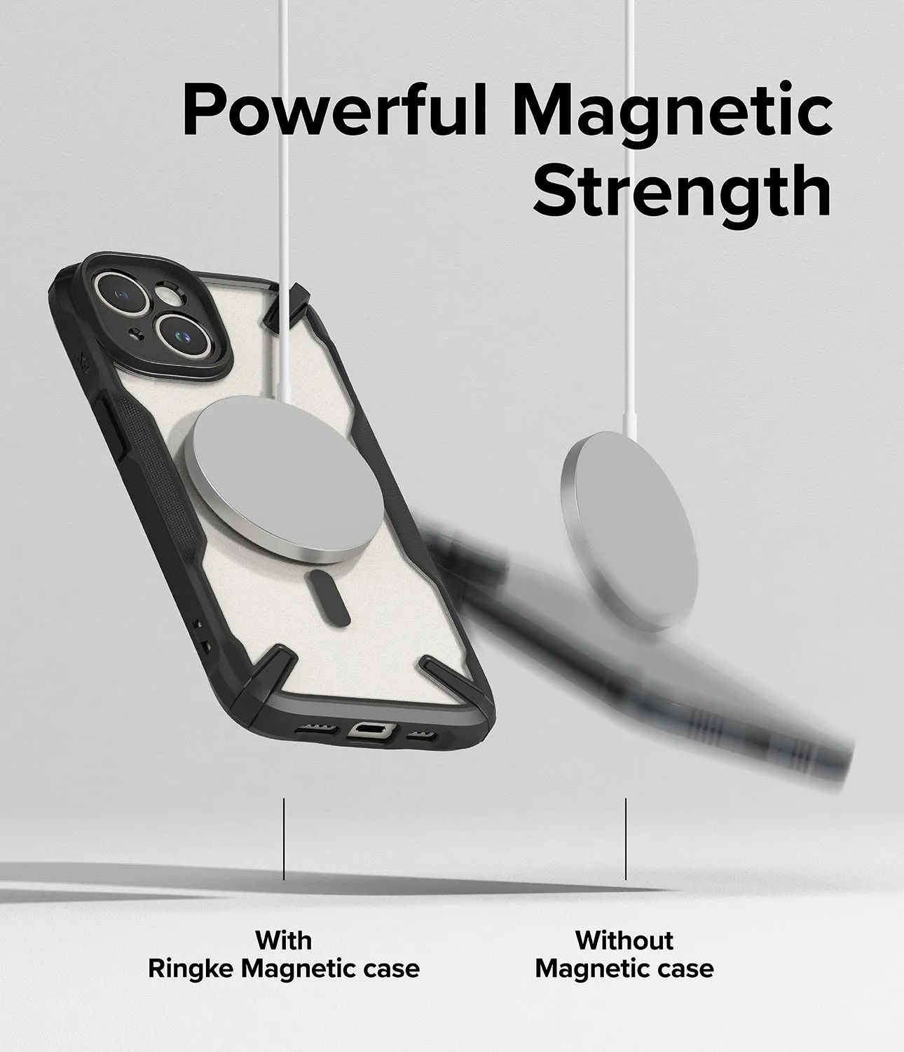 Affordable Luxury iPhone 15 Plus Case | Fusion-X Magnetic Matte Black  Limited Availability!