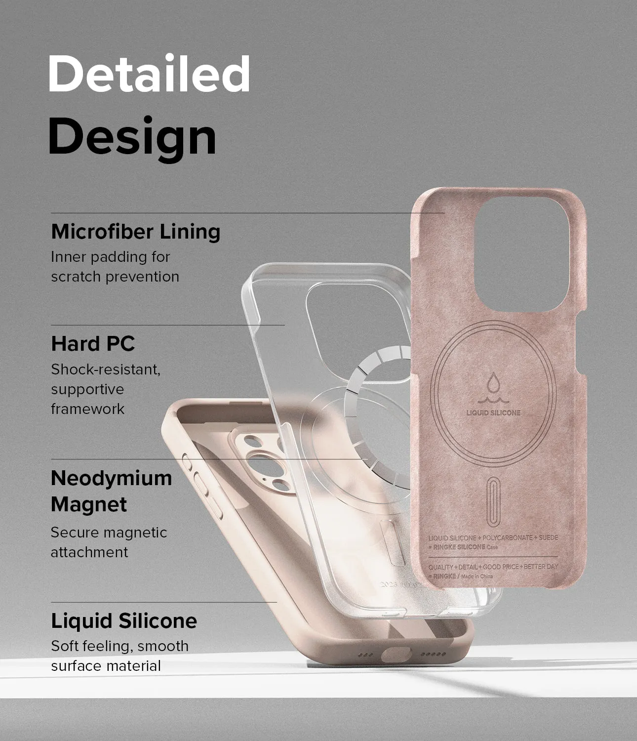 Affordable Luxury iPhone 15 Pro Case | Silicone Magnetic  Last Few Pieces!