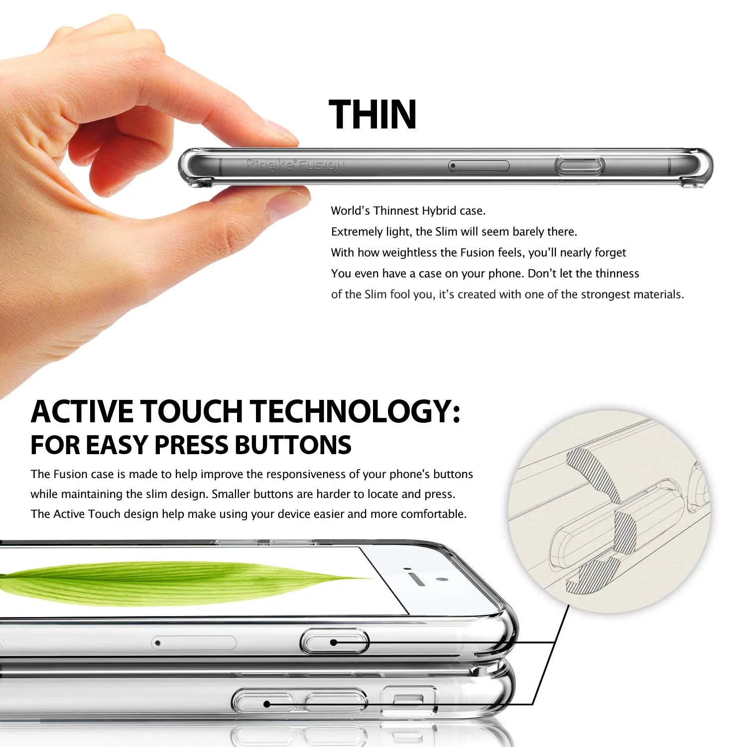 Affordable Luxury iPhone 6 Case | Fusion - Clear  Almost Gone!