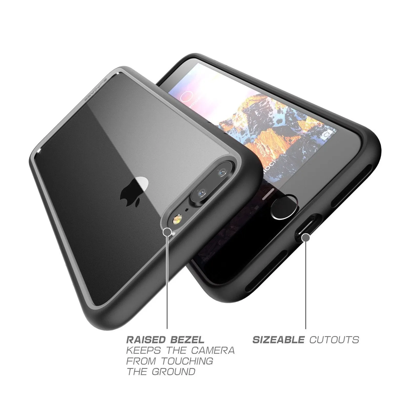 Affordable Luxury iPhone 7 Plus / 8 Plus Unicorn Beetle Style-Black  Limited Availability!