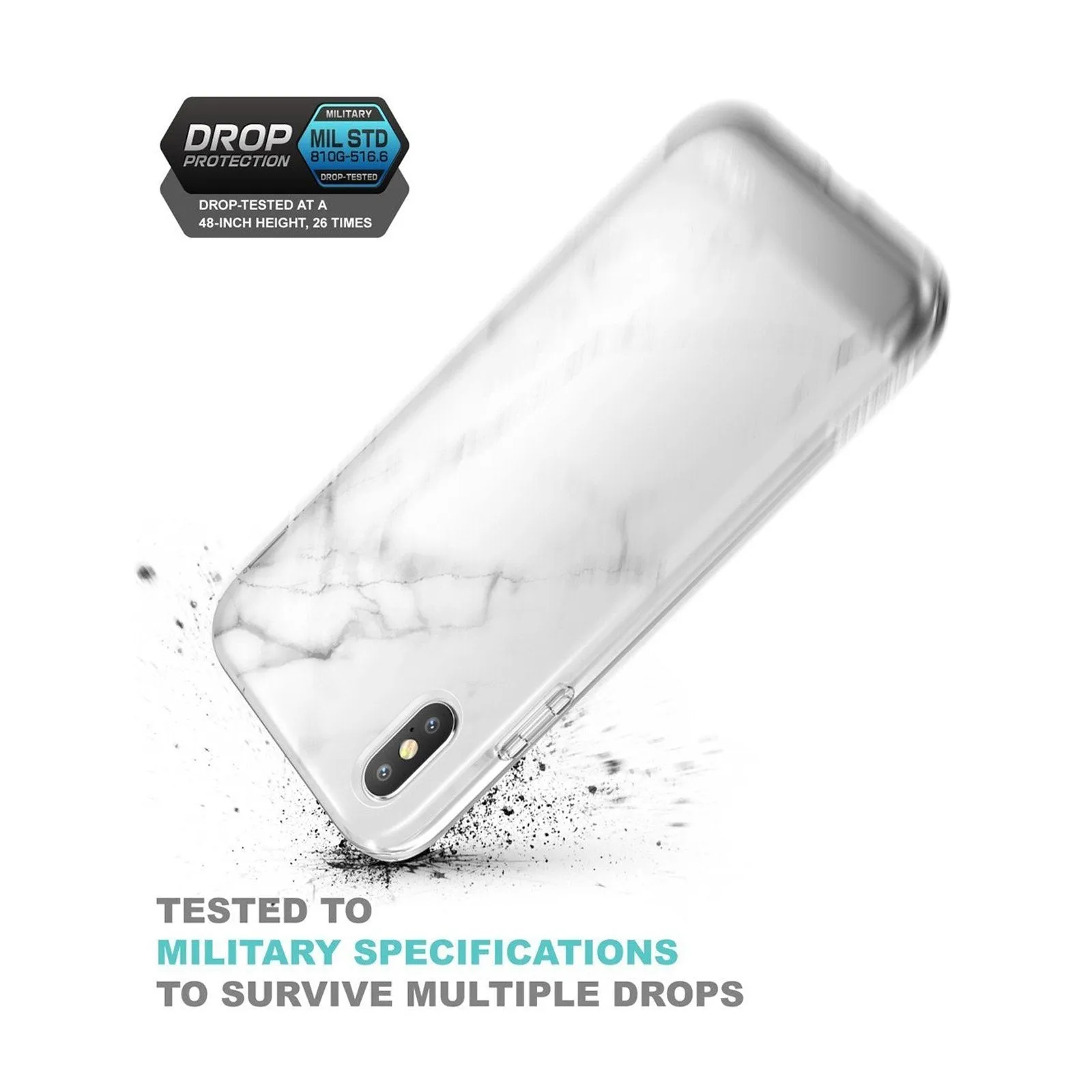 Affordable Luxury iPhone XS Max Unicorn Beetle Stella Stylish Full-Body Case-Marble  Ends Soon!