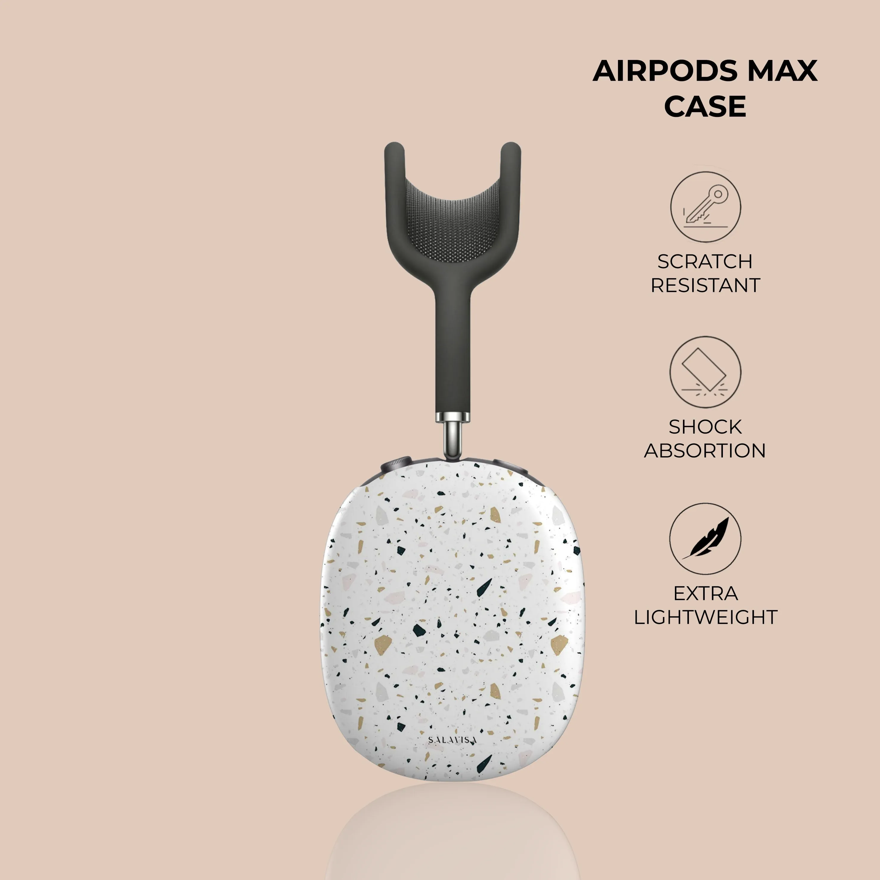 Affordable Luxury Light Terrazzo AirPods Max Case  Limited Stock!