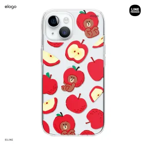 Affordable Luxury LINE FRIENDS | elago B&F Fruit Shop Hybrid Case for iPhone 15  Limited Availability!