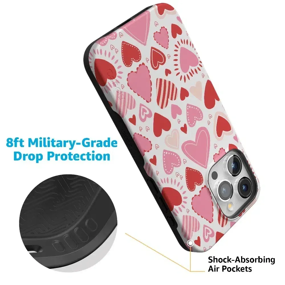 Affordable Luxury Love Struck | Heart Stickers Case  Almost Gone!