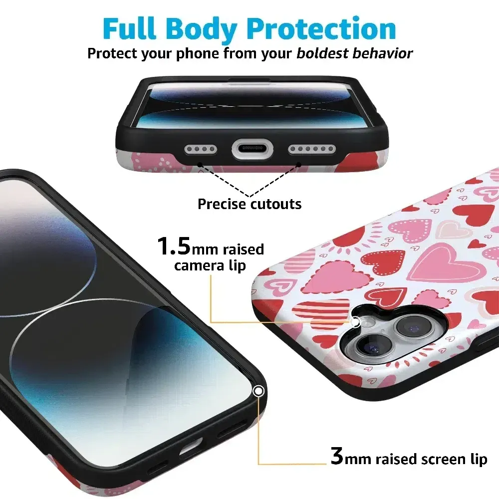 Affordable Luxury Love Struck | Heart Stickers Case  Almost Gone!