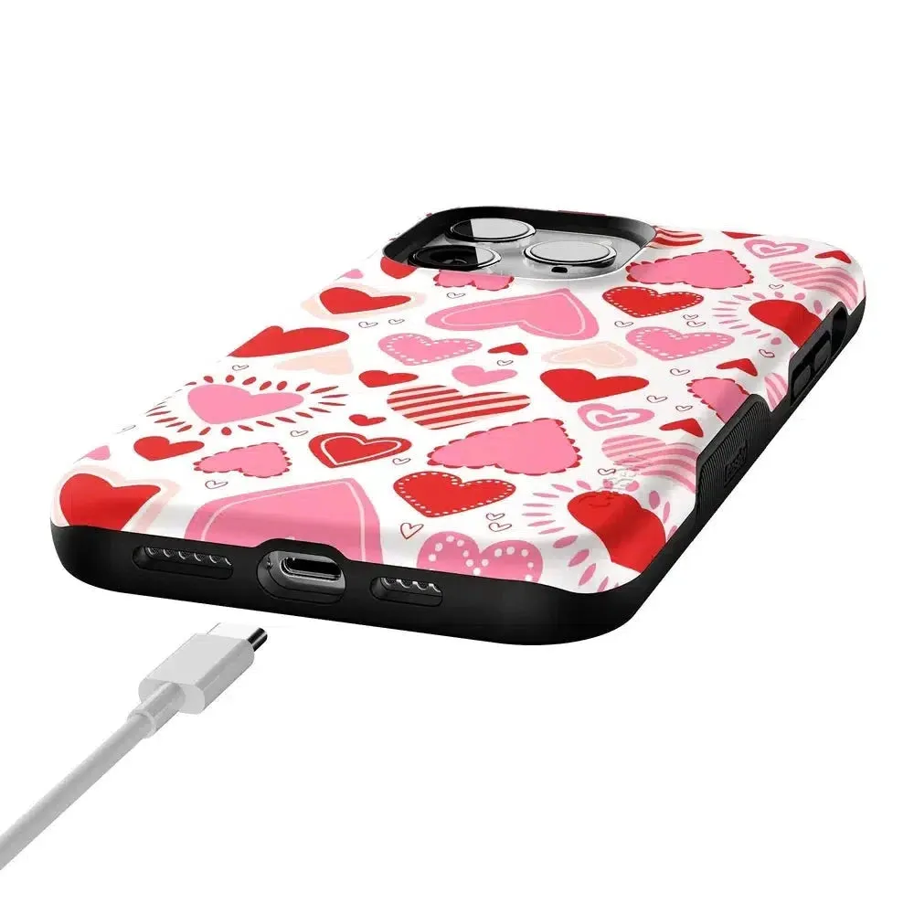 Affordable Luxury Love Struck | Heart Stickers Case  Almost Gone!