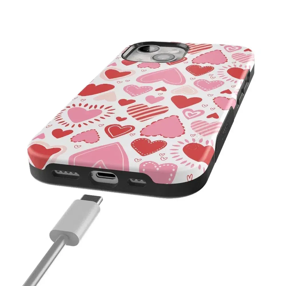 Affordable Luxury Love Struck | Heart Stickers Case  Almost Gone!