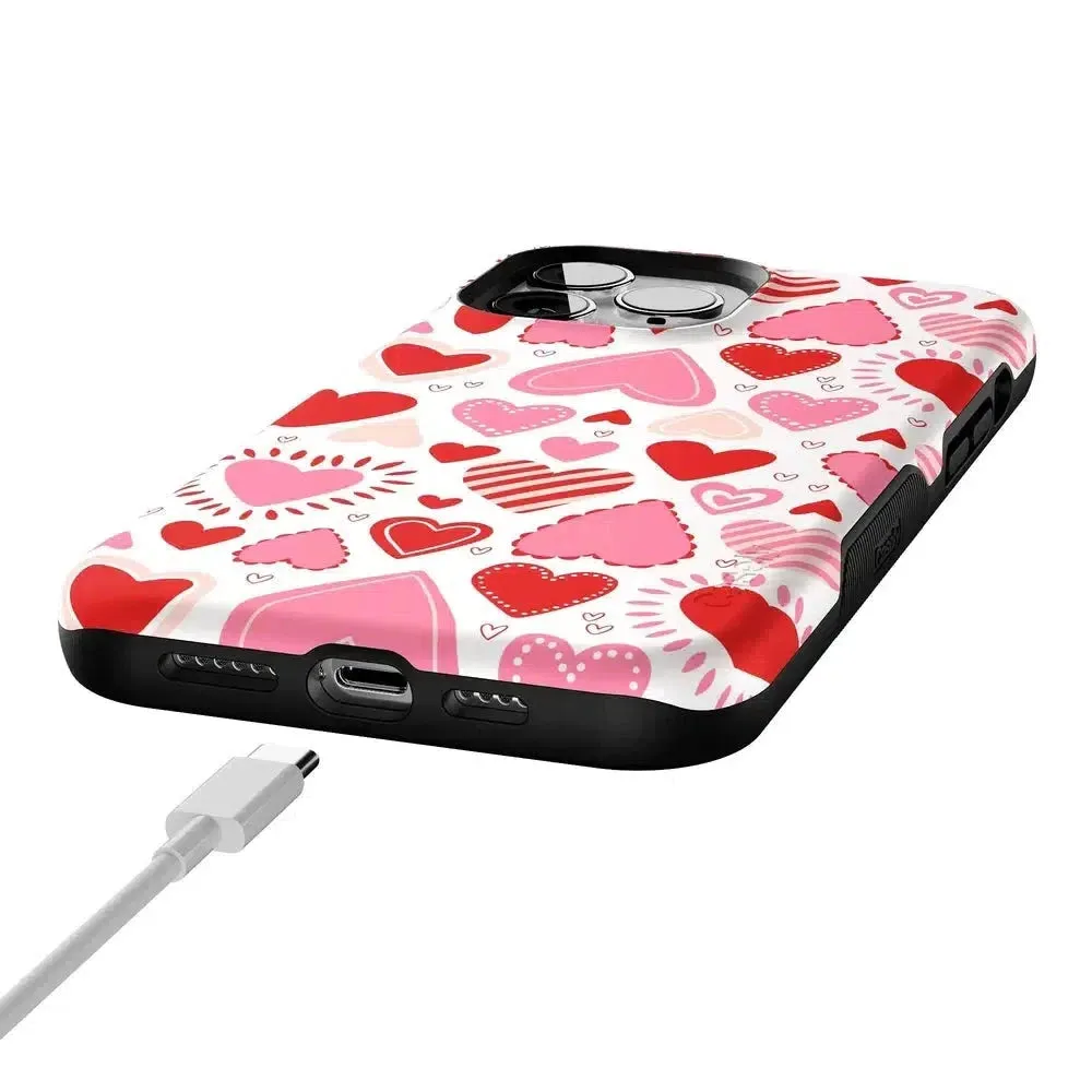 Affordable Luxury Love Struck | Heart Stickers Case  Almost Gone!