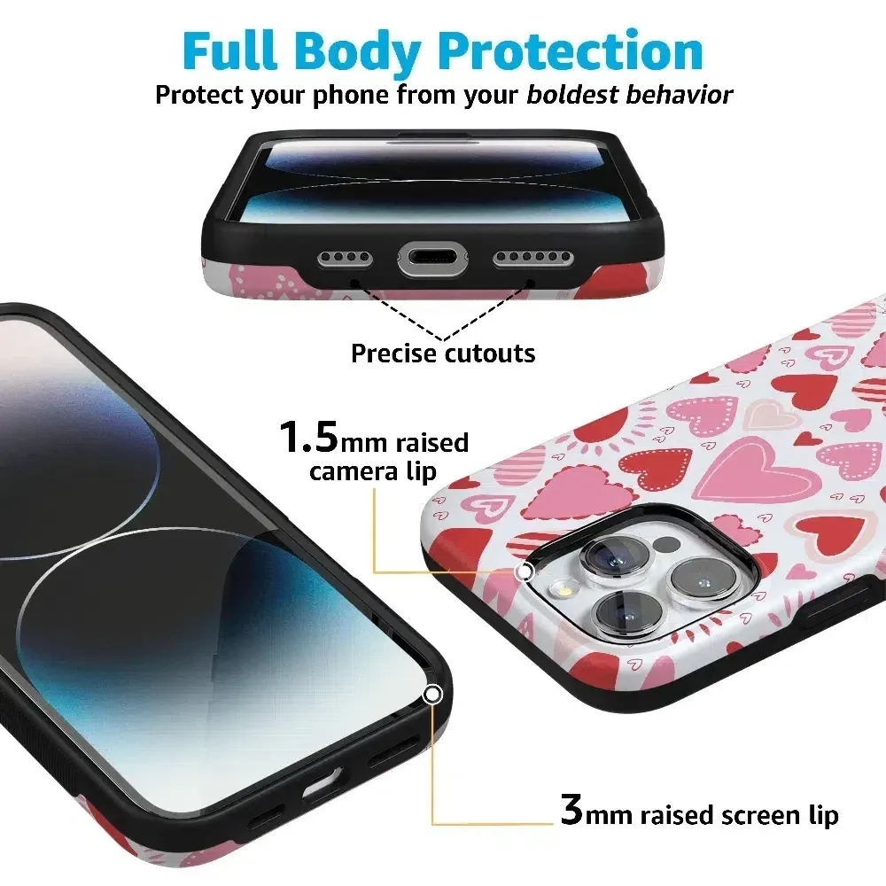 Affordable Luxury Love Struck | Heart Stickers Case  Almost Gone!