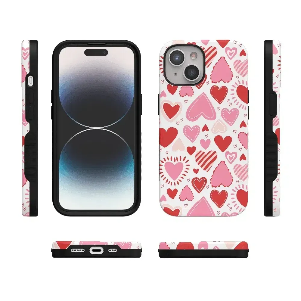 Affordable Luxury Love Struck | Heart Stickers Case  Almost Gone!